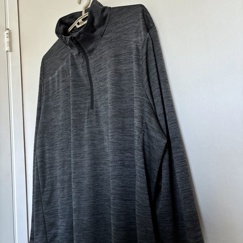 Vineyard Vines On-The-Go Sankaty Quarter Zip Men’s 3XB Gray Performance Active - Picture 2 of 12